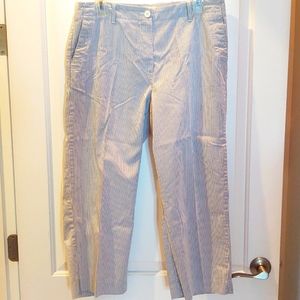 Talbots Pinstripe Capris